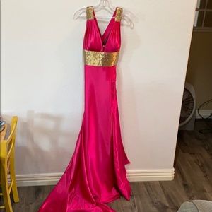 Jovani Fuchsia Formal size 2